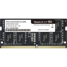 Team Group Elite 16GB 1x16GB 3200MHz CL22 SoDIMM