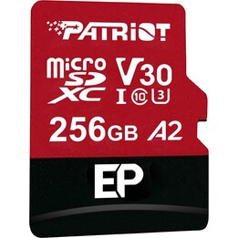 Patriot Memory EP A2 de memoria flash 256 GB MicroSDXC V30 U3 Clase 10 (PEF256GEP32MCX)