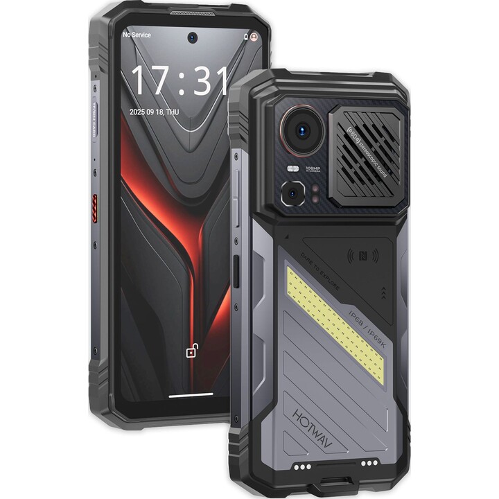 Hotwav Hyper 8 Pro 5G, 12 GB 512 GB, 6,78 IPS FHD+, 12000 mAh, Schwarz