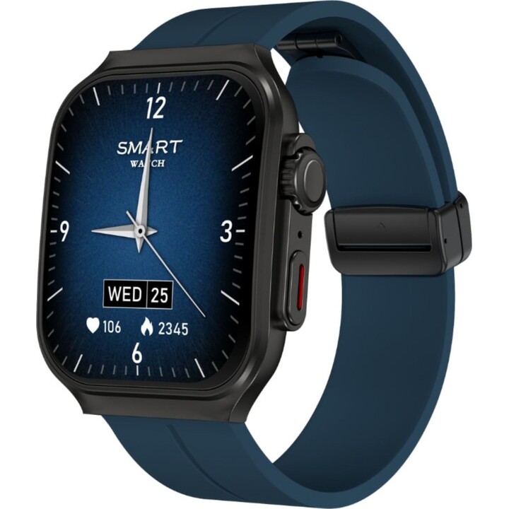 OV88 Blue Smartwatch with +120 sports modes Bluetooth calls