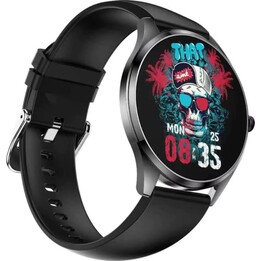 Smartwatch TN99 con cinturino in silicone nero Llamadas BT - Orologio intelligente