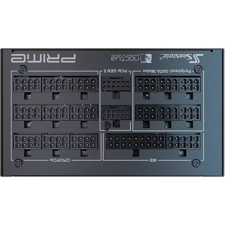Alimentatore Seasonic Prime TX-1600 SSR-1600TR 1600W 80 PLUS Titanium completamente modulare ATX 3.0