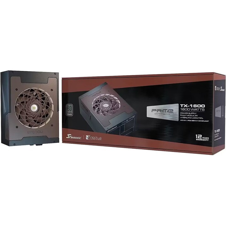 Alimentatore Seasonic Prime TX-1600 SSR-1600TR 1600W 80 PLUS Titanium completamente modulare ATX 3.0