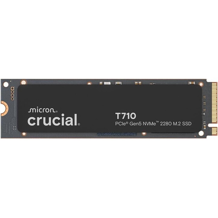 SSD | CRUCIAL | T710 | 2 To | M.2 | PCIe Gen5 | NVMe | Vitesse d´écriture : 13 800 Mo/s | Vitesse de lecture : 14 500 Mo/s |