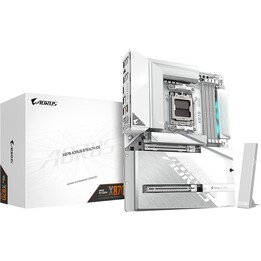 Gigabyte X870 AORUS STEALTH ICE Socket AM5 AMD X870 Ryzen 9000 Series Scheda madre ATX Bianco