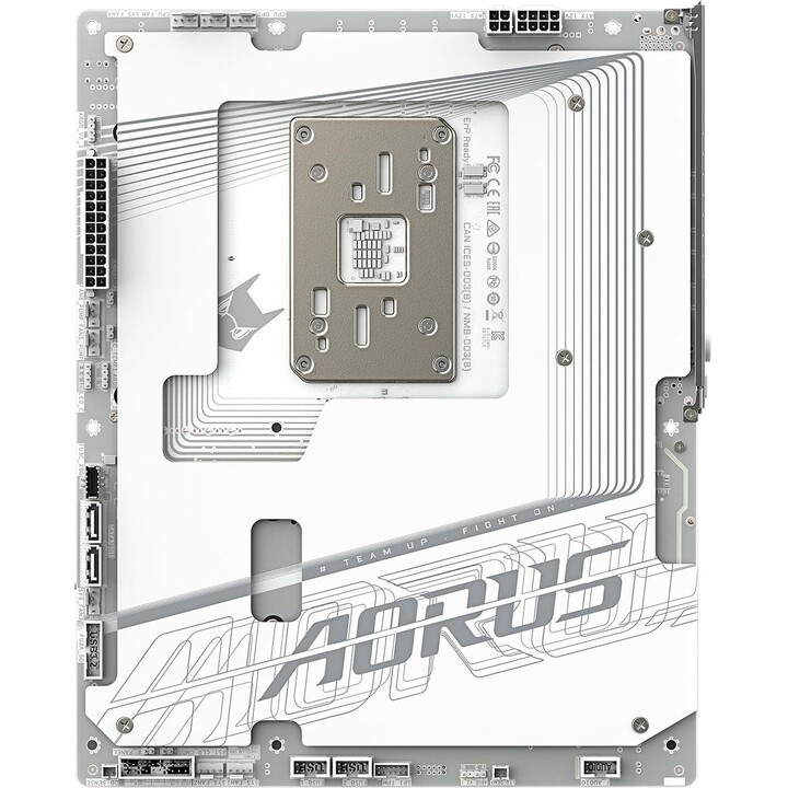 Gigabyte X870 AORUS STEALTH ICE Socket AM5 AMD X870 Ryzen 9000 Series ATX Motherboard White