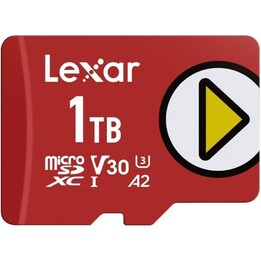 Tarjeta MicroSD Lexar LMSPLAY001T-BNSNG 1 TB UHS-I Clase 10 Roja
