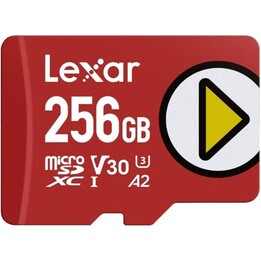Lexar LMSPLAY256G-BNSNG MicroSDXC 256 GB UHS-I Classe 10 rosso