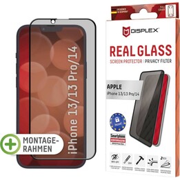 Displex Privacy Glass Screen Protector for iPhone 14, iPhone 13, and iPhone 11 Pro
