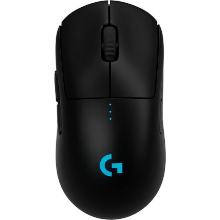 Logitech Wireless Mouse 32000 DPI RGB Lightforce Ambidestro 8 botões programáveis