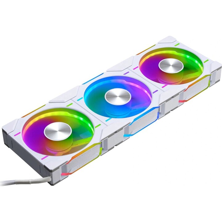 Phanteks D30 Pack 3u PWM DRGB 120mm Blanco