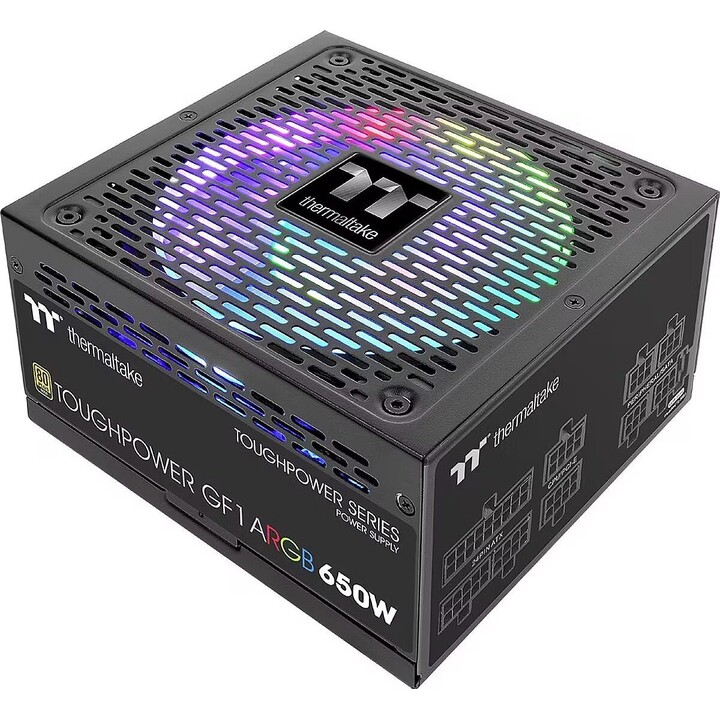 Thermaltake Toughpower GF1 A-RGB 80 Plus Gold 650W Modular - Fuente/PSU