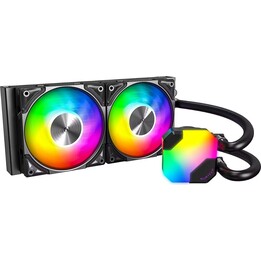 Montech Multi-Sockel CPU-Kühlkörper Schwarz/Hyperflow ARGB 240 (B)