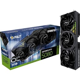 Grafikkarte|PALIT|NVIDIA|GeForce RTX 5080|2295 MHz|16 GB|GDDR7|256 Bit|PCI Express 5.0|Aktiv|NE75080S19T2-GB2031A