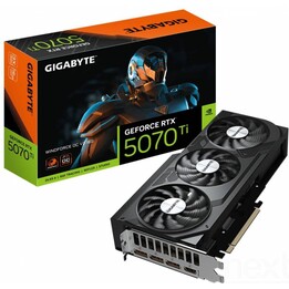 Scheda grafica|GIGABYTE|NVIDIA|GeForce RTX 5070 Ti|2497 MHz|16 GB|GDDR7|256 bit|PCI Express 5.0|Attiva|N507TWF3OCV2-16GD