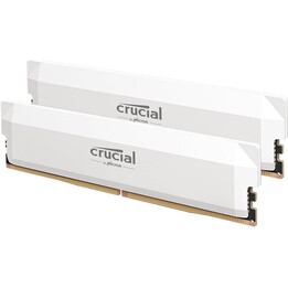 Kit de memoria RAM de sobremesa Crucial Pro Overclocking 32GB (2x16GB) DDR5-6000 CL36 1.35V Blanco