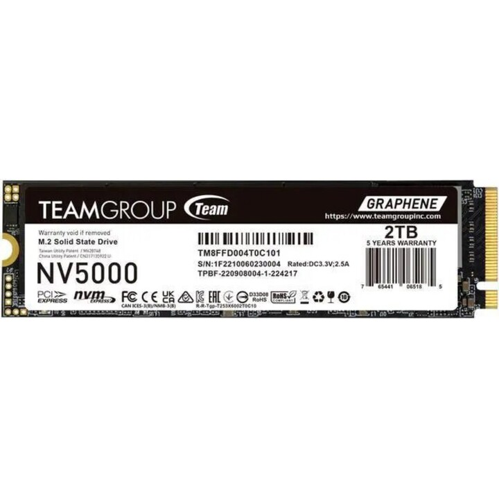 Team Group NV5000 2TB PCIe Gen4 x4 NVMe SSD