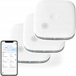 Smoke Detector Nedis SmartLife WIFIDS21WT3 3 pieces