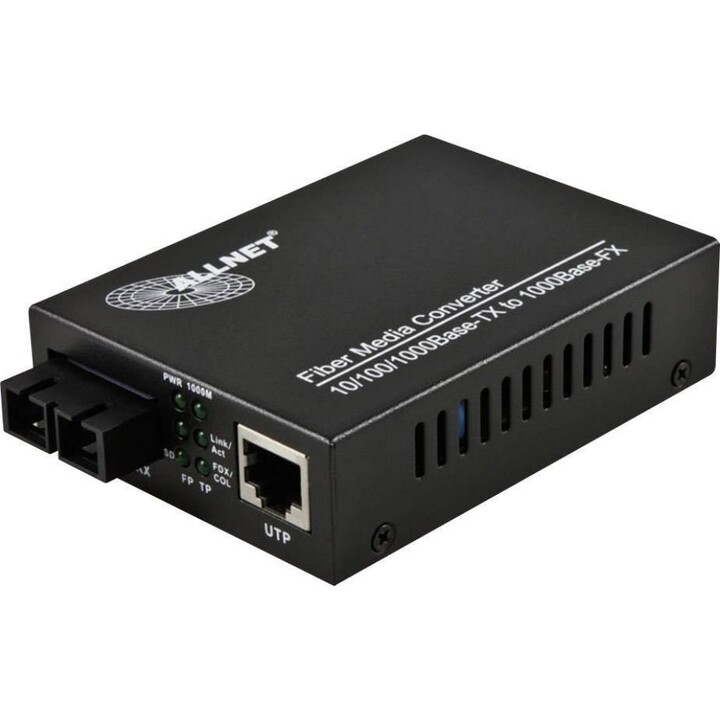 ALLNET ALL-MC103G-SC-MM: Conversor multimédia multimodo SFP 1G, 850nm 550m