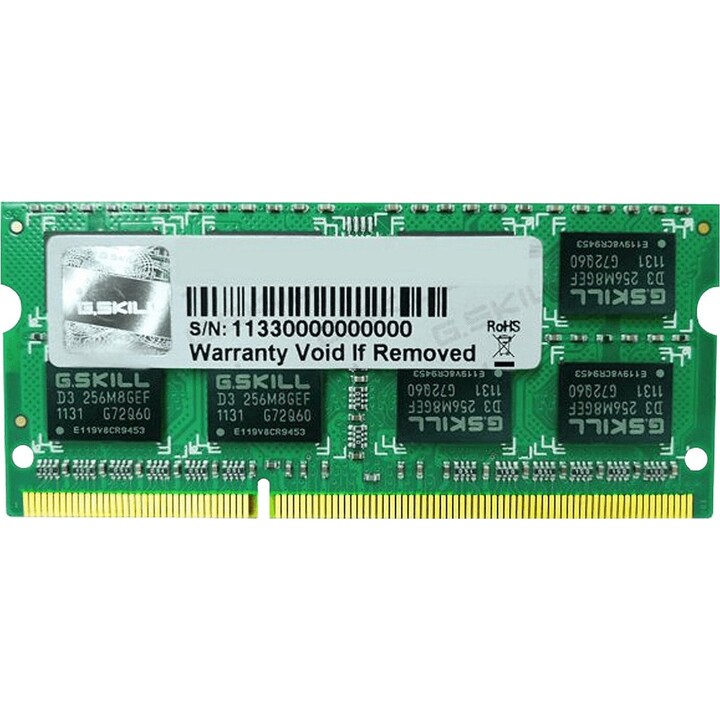 MEMÓRIA NB 8GB PC12800 DDR3/SO F3-1600C11S-8GSL G.SKILL