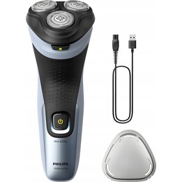 Rasoio Philips Serie 3000X X3063/ con batteria/ 2 accessori