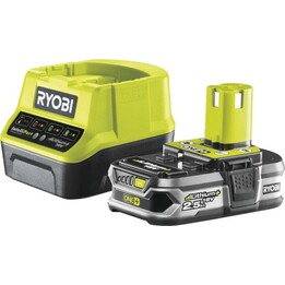 Caricabatterie + batteria al litio Ryobi ONE+ RC18120-125/ 18V 2.0Ah