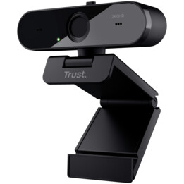 Trust TW-250 webcam QHD preta