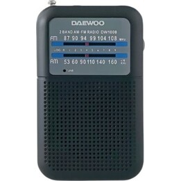 Daewoo DW1008/Black Portable Radio
