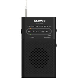 Radio portatile Daewoo DW1027/Nero