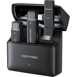 Microfono clip-on wireless Vention NCAB0/ USB tipo C/ Include ricevitore/ 2 unità