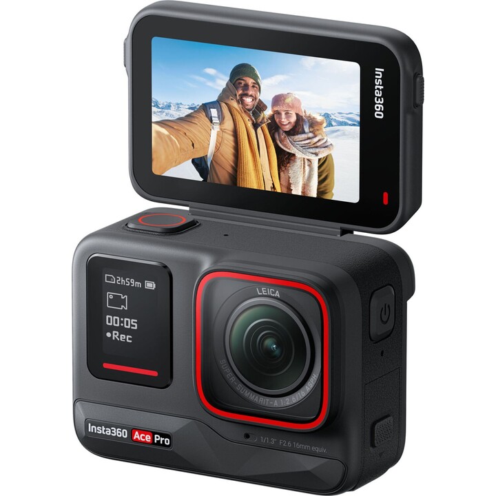 Insta360 Ace Pro Sports Camera/ 8K/ Angolo di visione 180°/ Nero