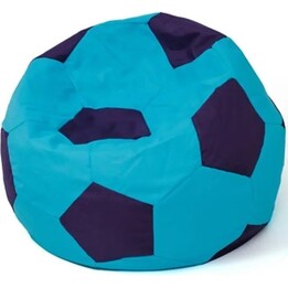 Bolsa de fútbol Sako puf azul-verde L 80 cm