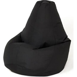 Sac Sako pouf poire noir L 105 x 80 cm