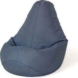 Sako Tasche pouffe Birne grau L 105 x 80 cm