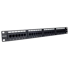 Pannello patch Phasak PU 2971/ 24 porte/ Cat.6A/ Altezza 1U