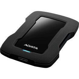 ADATA HD330 AHD330-1TU31-CBK: Unidade de disco rígido externa 1TB 2,5" USB 3.2 Gen1, silicone à prova de choque, preto