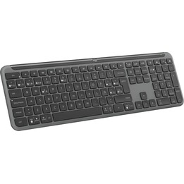 Logitech Signature Slim K950 920-012455 : Clavier sans fil de taille normale avec touches ciseaux Bluetooth/Logi Bolt