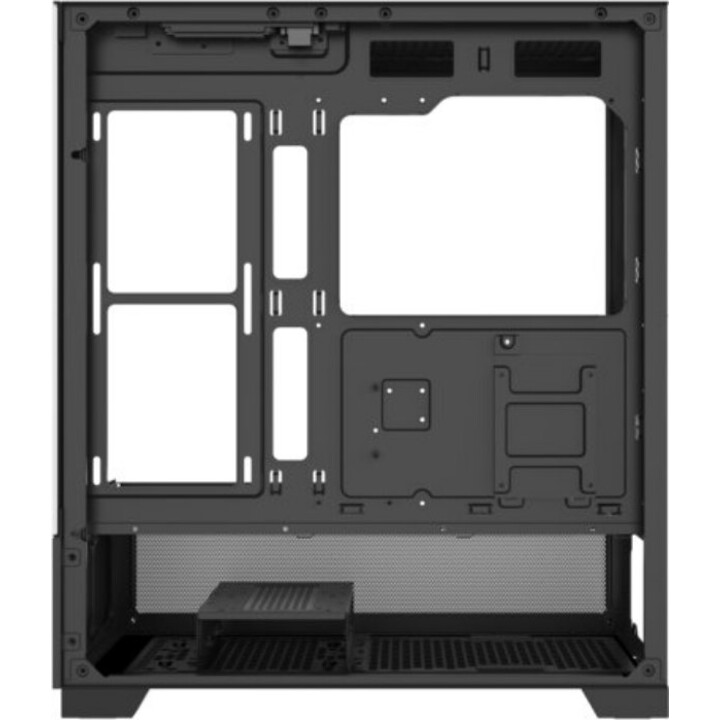Xilence XG172 Midi Tower ATX Case Black Tempered Glass 3x ARGB PWM Fans Hub 410mm GPU 170mm CPU Cooler 2x3.5" 7-Slot