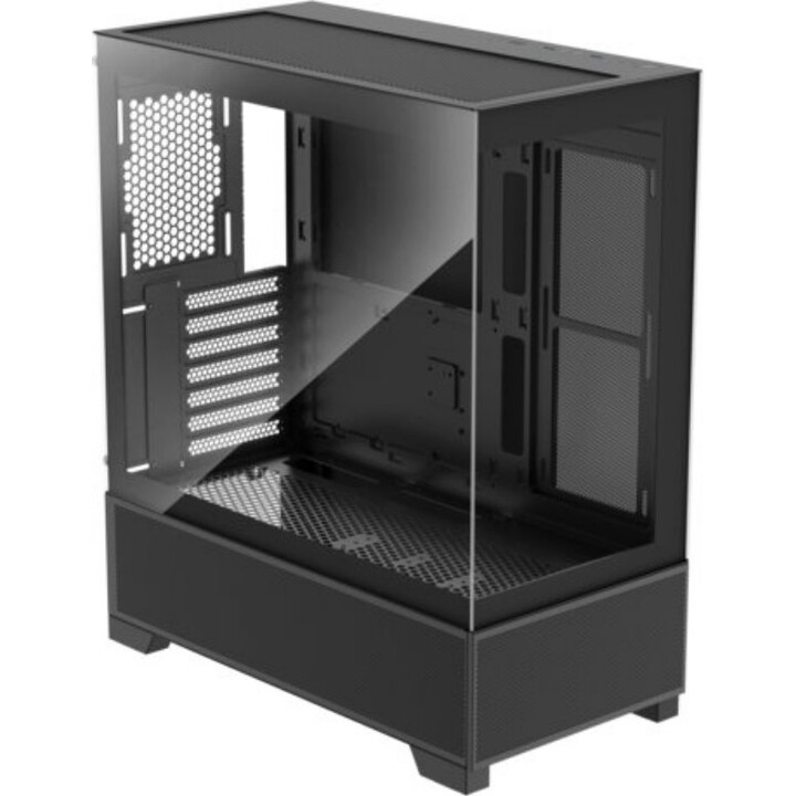 Xilence XG172 Midi Tower ATX Case Black Tempered Glass 3x ARGB PWM Fans Hub 410mm GPU 170mm CPU Cooler 2x3.5" 7-Slot
