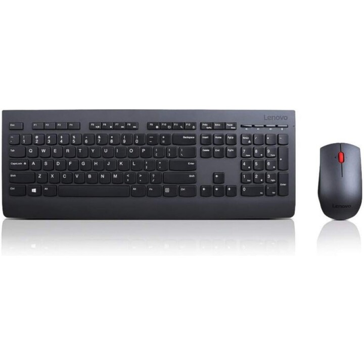 Lenovo Professional Wireless Rechargeable Keyboard ES 4Y41R64533: 3-Zonen Full-Size Scissor Switch Tilt Legs Spanish Layout