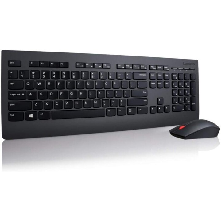 Lenovo Professional Wireless Rechargeable Keyboard ES 4Y41R64533: 3-Zonen Full-Size Scissor Switch Tilt Legs Spanish Layout