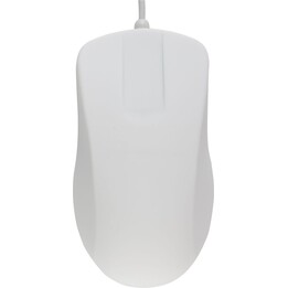 Cherry BA-PMH1OS-US-W : Souris optique en silicone désinfectable IP68 1000 DPI Roue de défilement USB 3 boutons Blanc Médical/In