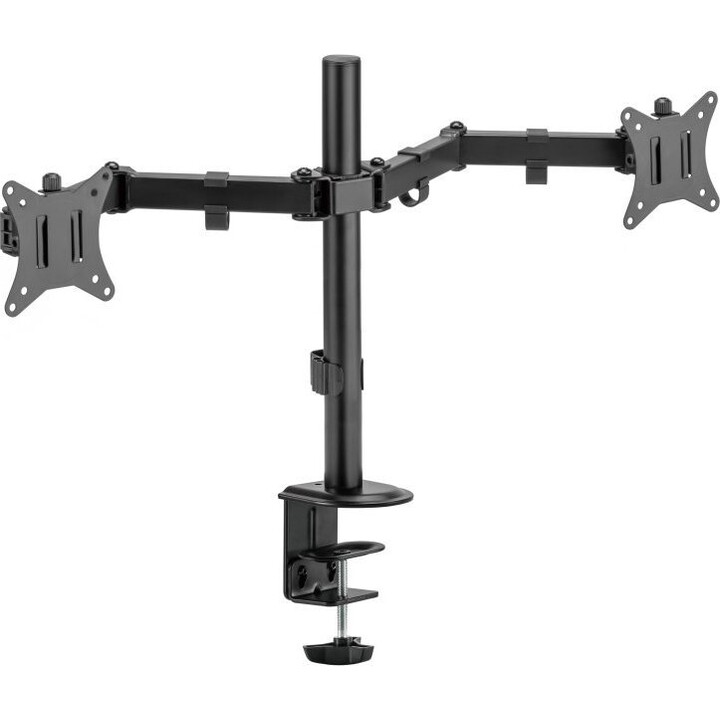 SPM02 Soporte de sobremesa doble 17/32 pulgadas, negro