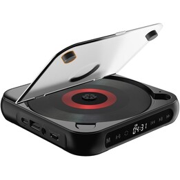 KC-918 Portable Bluetooth CD Stereo Player Black