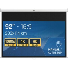 Ecran de projection iggual PSIMS203 Manual 92" 203x114cm