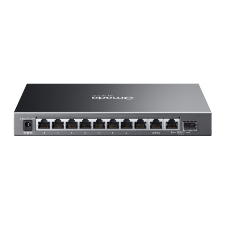 Switch Gigabit Tp-link Es210gp Omada 10 porte facilmente gestibili con 8 porte Poe+