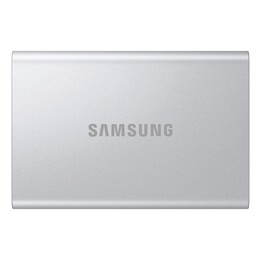 Samsung Portable SSD T7 Resurrected, 2 TB, USB 3.2 Gen.2, Metallic-Silber
