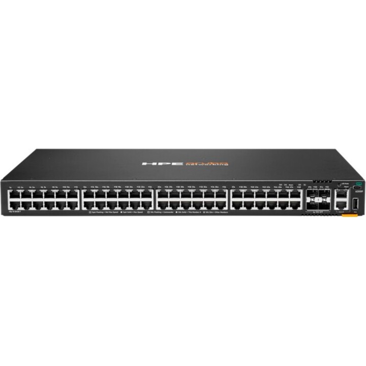 Aruba Networking CX 6200F 48G 4SFP+ Switch JL726B#ABB: Layer 3 Stackable Rack Switch 48x 1GbE