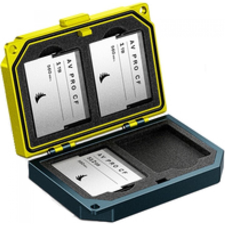 Angelbird, Media Tank Estuche para tarjetas de memoria CFast, Amarillo