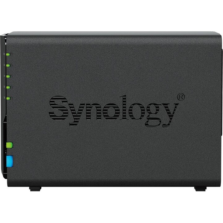 Synology DiskStation DS224+ Case server NAS a 2 alloggiamenti (DS224+) + 16 TB (2x8 TB) Dischi rigidi Synology Plus SATA 6 Gb/s 